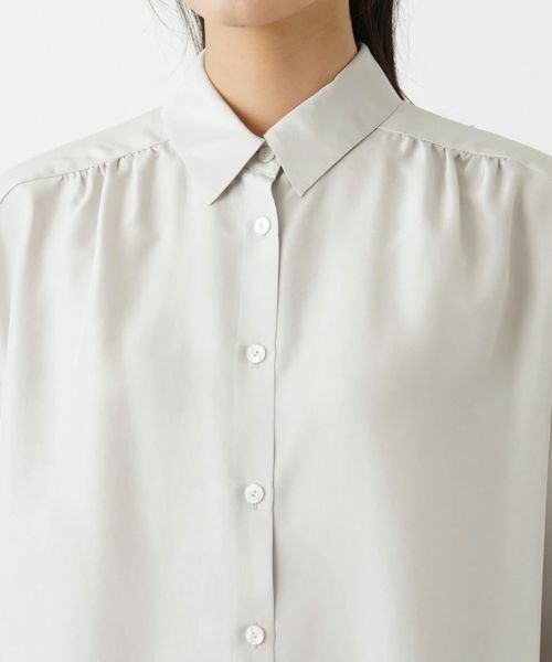 Leilian / レリアン シャツ・ブラウス | リボンタイ付きシルクブラウス | 詳細8