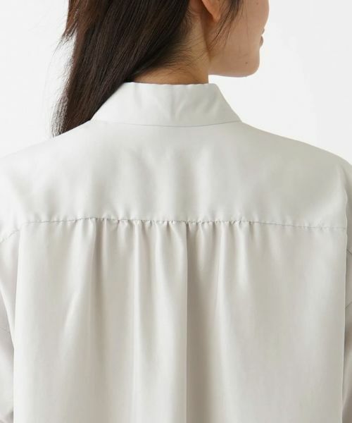 Leilian / レリアン シャツ・ブラウス | リボンタイ付きシルクブラウス | 詳細9
