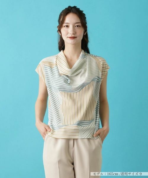 Leilian / レリアン シャツ・ブラウス | ドレープデザインブラウス | 詳細8