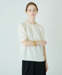 Leilian / レリアン シャツ・ブラウス | 【店舗人気】タックショルダープルオーバーブラウス