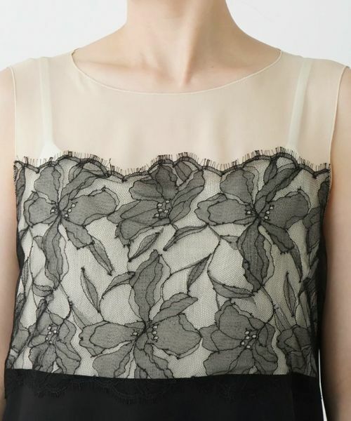 Leilian / レリアン シャツ・ブラウス | 【店舗人気】異素材切替ノースリーブブラウス | 詳細14