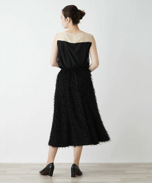 Leilian / レリアン シャツ・ブラウス | 【店舗人気】異素材切替ノースリーブブラウス | 詳細22