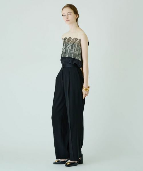 Leilian / レリアン シャツ・ブラウス | 【店舗人気】異素材切替ノースリーブブラウス | 詳細6