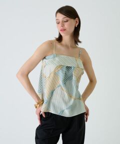 Leilian / レリアン キャミソール・チューブトップ | ストライプキャミソール