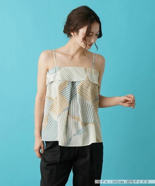 Leilian / レリアン キャミソール・チューブトップ | ストライプキャミソール | 詳細19