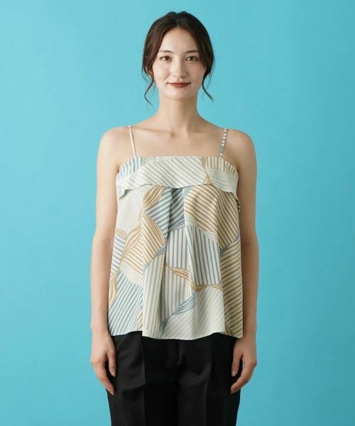 Leilian / レリアン キャミソール・チューブトップ | ストライプキャミソール | 詳細23