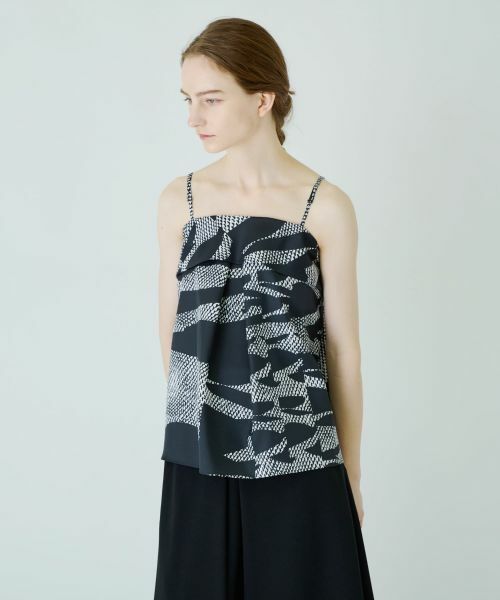 Leilian / レリアン キャミソール・チューブトップ | 抽象柄キャミソール | 詳細1