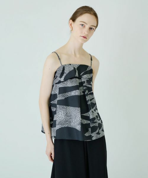 Leilian / レリアン キャミソール・チューブトップ | 抽象柄キャミソール | 詳細2