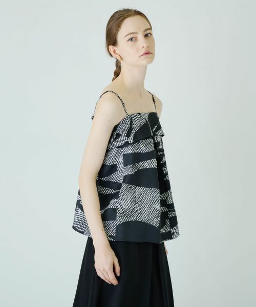 Leilian / レリアン キャミソール・チューブトップ | 抽象柄キャミソール | 詳細3
