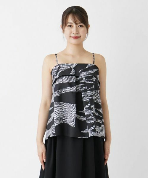 Leilian / レリアン キャミソール・チューブトップ | 抽象柄キャミソール | 詳細8