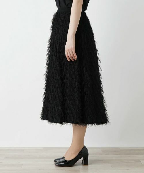 Leilian / レリアン ミニ・ひざ丈スカート | フェザーフレアスカート | 詳細15