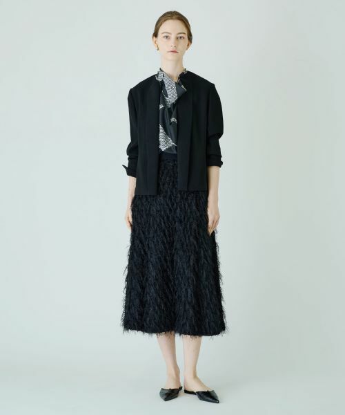 Leilian / レリアン ミニ・ひざ丈スカート | フェザーフレアスカート | 詳細5