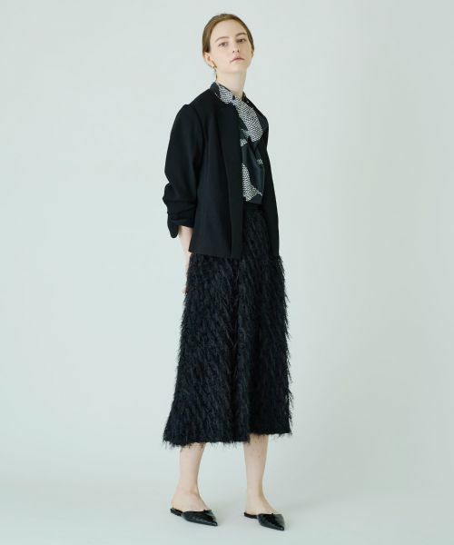 Leilian / レリアン ミニ・ひざ丈スカート | フェザーフレアスカート | 詳細6