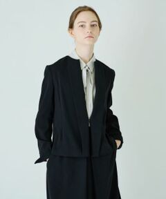 Leilian / レリアン テーラードジャケット | 【店舗人気】ノーカラージャケット