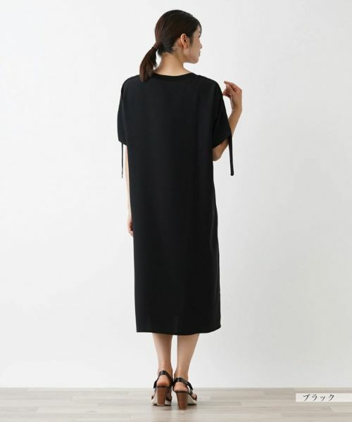 Leilian / レリアン ドレス | 洗える半袖ワンピース【Leilian WHITE LABEL】 | 詳細17