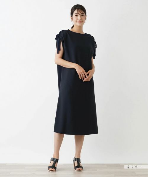 Leilian / レリアン ドレス | 洗える半袖ワンピース【Leilian WHITE LABEL】 | 詳細18