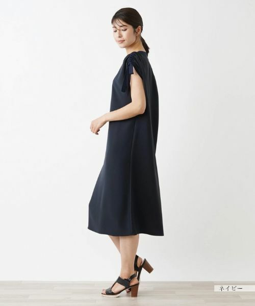 Leilian / レリアン ドレス | 洗える半袖ワンピース【Leilian WHITE LABEL】 | 詳細19