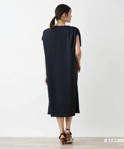 Leilian / レリアン ドレス | 洗える半袖ワンピース【Leilian WHITE LABEL】 | 詳細20