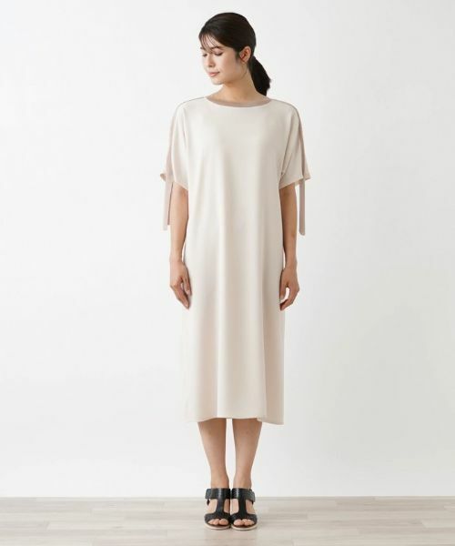 Leilian / レリアン ドレス | 洗える半袖ワンピース【Leilian WHITE LABEL】 | 詳細4