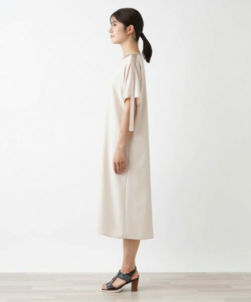 Leilian / レリアン ドレス | 洗える半袖ワンピース【Leilian WHITE LABEL】 | 詳細5