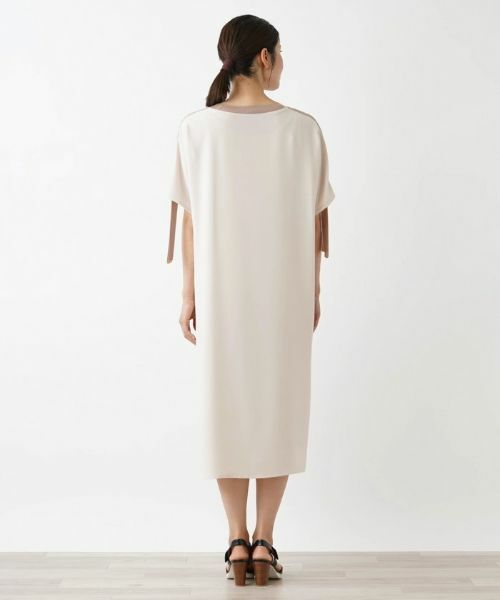 Leilian / レリアン ドレス | 洗える半袖ワンピース【Leilian WHITE LABEL】 | 詳細6