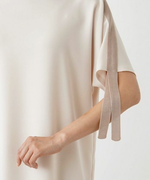 Leilian / レリアン ドレス | 洗える半袖ワンピース【Leilian WHITE LABEL】 | 詳細9