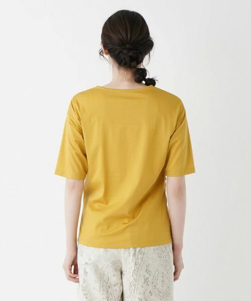 Leilian / レリアン カットソー | ラウンドネック五分袖カットソー | 詳細12