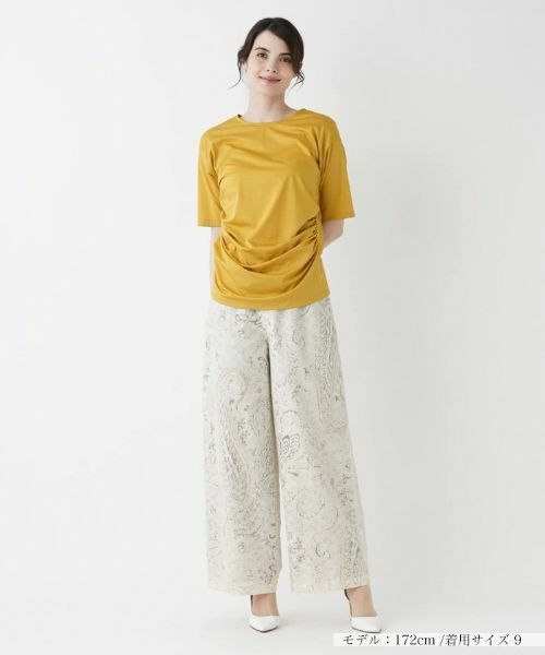 Leilian / レリアン カットソー | ラウンドネック五分袖カットソー | 詳細7