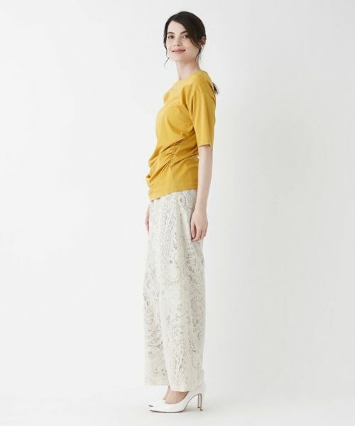 Leilian / レリアン カットソー | ラウンドネック五分袖カットソー | 詳細8