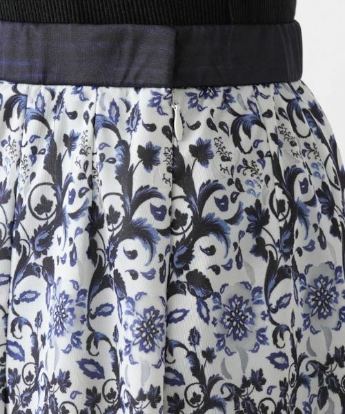 Leilian / レリアン ミニ・ひざ丈スカート | 柄スカート | 詳細11