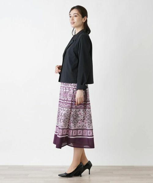 Leilian / レリアン ミニ・ひざ丈スカート | 柄スカート | 詳細2