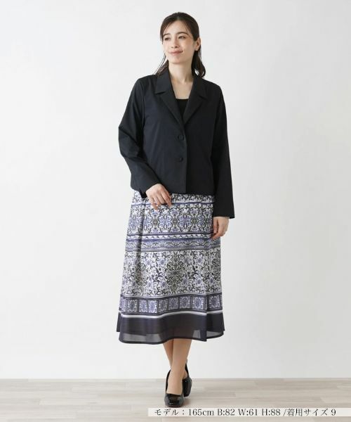 Leilian / レリアン ミニ・ひざ丈スカート | 柄スカート | 詳細4