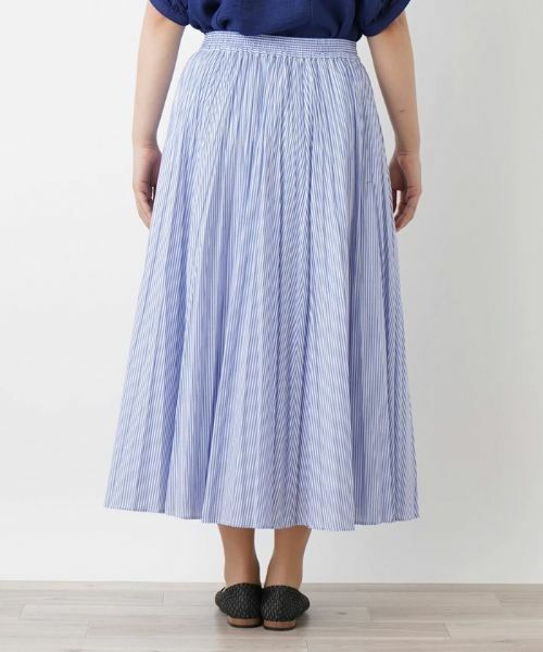 Leilian / レリアン ロング・マキシ丈スカート | ストライプフレアロングスカート | 詳細10