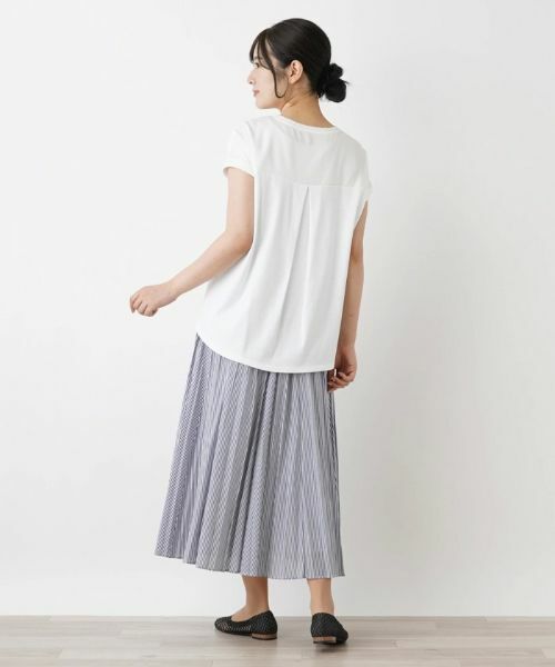 Leilian / レリアン ロング・マキシ丈スカート | ストライプフレアロングスカート | 詳細4