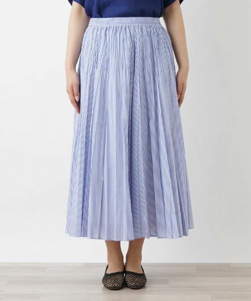 Leilian / レリアン ロング・マキシ丈スカート | ストライプフレアロングスカート | 詳細8