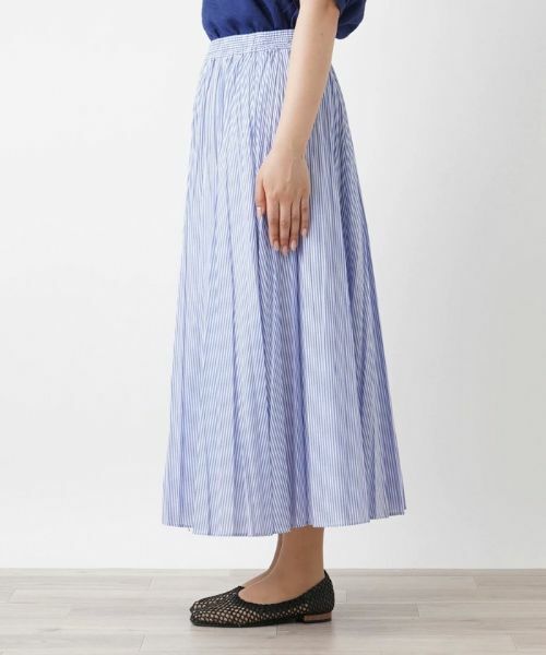 Leilian / レリアン ロング・マキシ丈スカート | ストライプフレアロングスカート | 詳細9