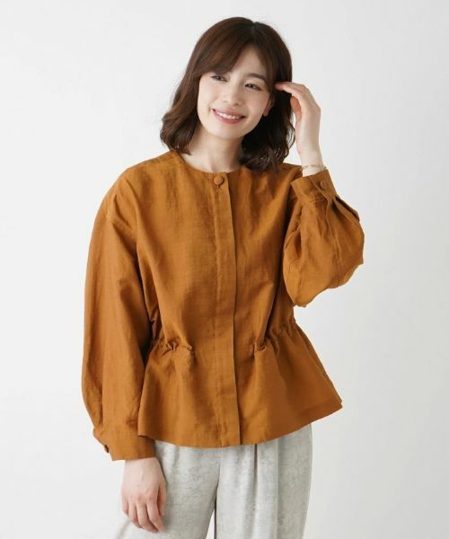 Leilian / レリアン その他アウター | ノーカラーブルゾン【Leilian WHITE LABEL】 | 詳細7