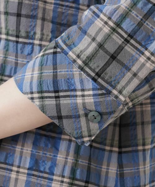 Leilian / レリアン シャツ・ブラウス | 七分袖バンドカラーブラウス【Leilian WHITE LABEL】 | 詳細10