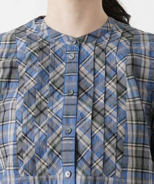 Leilian / レリアン シャツ・ブラウス | 七分袖バンドカラーブラウス【Leilian WHITE LABEL】 | 詳細7