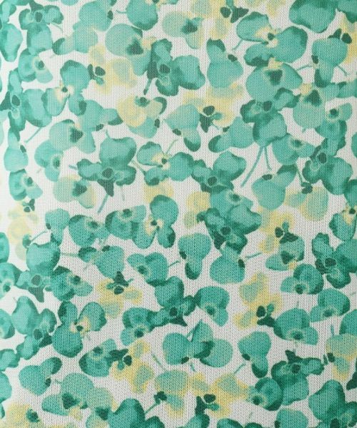 Leilian / レリアン カットソー | フラワープリント半袖カットソー【Leilian WHITE LABEL】 | 詳細11