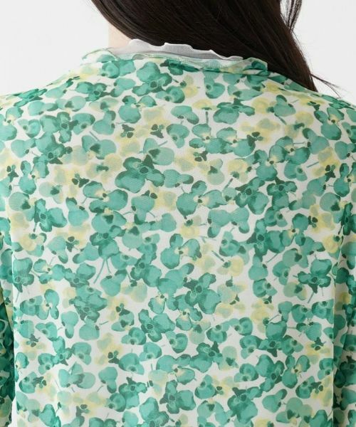 Leilian / レリアン カットソー | フラワープリント半袖カットソー【Leilian WHITE LABEL】 | 詳細8