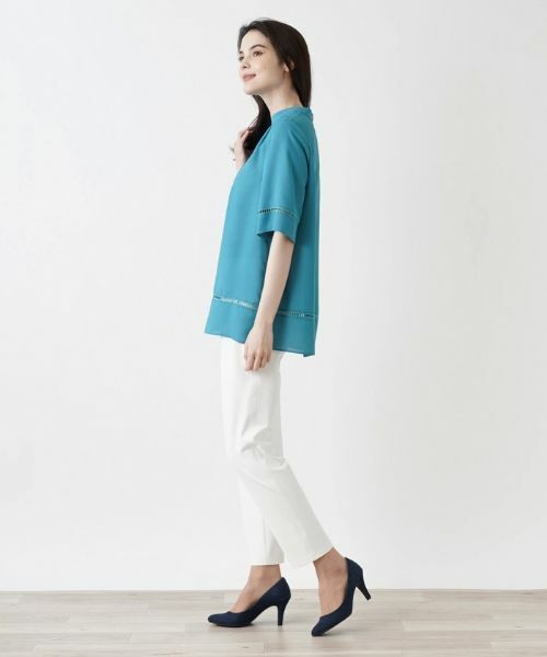 Leilian / レリアン シャツ・ブラウス | スキッパーブラウス【Leilian WHITE LABEL】 | 詳細14