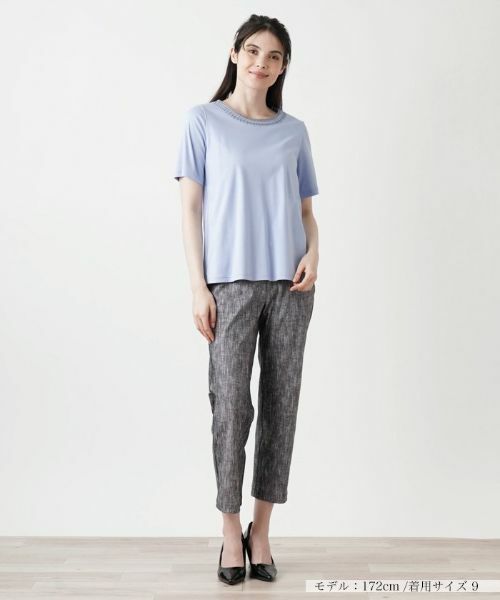 Leilian / レリアン カットソー | 半袖カットソー【Leilian WHITE LABEL】 | 詳細1