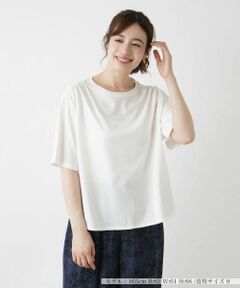 Leilian / レリアン カットソー | 五分袖カットソー【Leilian WHITE LABEL】
