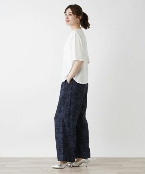 Leilian / レリアン カットソー | 五分袖カットソー【Leilian WHITE LABEL】 | 詳細2