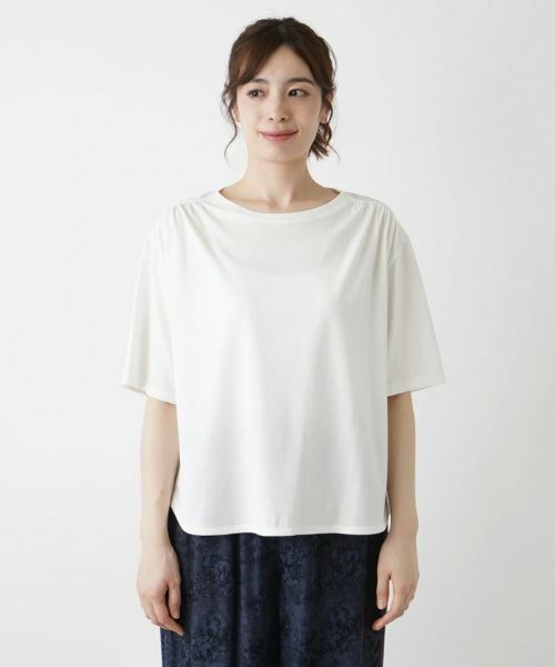 Leilian / レリアン カットソー | 五分袖カットソー【Leilian WHITE LABEL】 | 詳細4