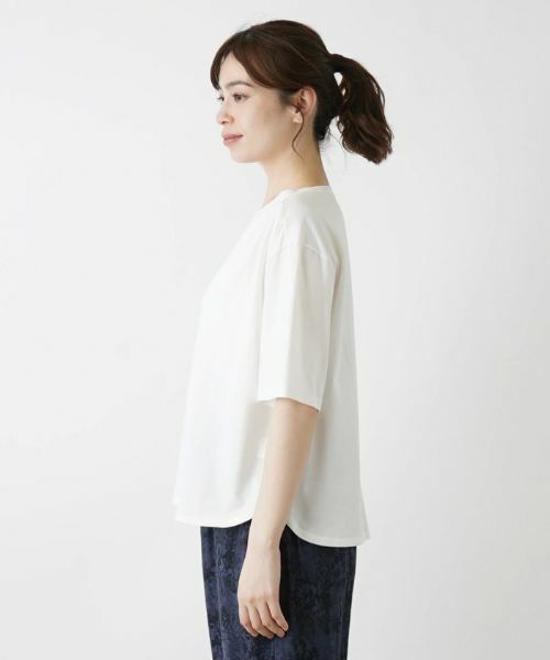 Leilian / レリアン カットソー | 五分袖カットソー【Leilian WHITE LABEL】 | 詳細5