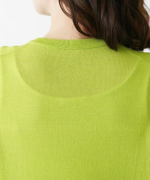 Leilian / レリアン カーディガン・ボレロ | シアークルーネックニットカーディガン | 詳細8