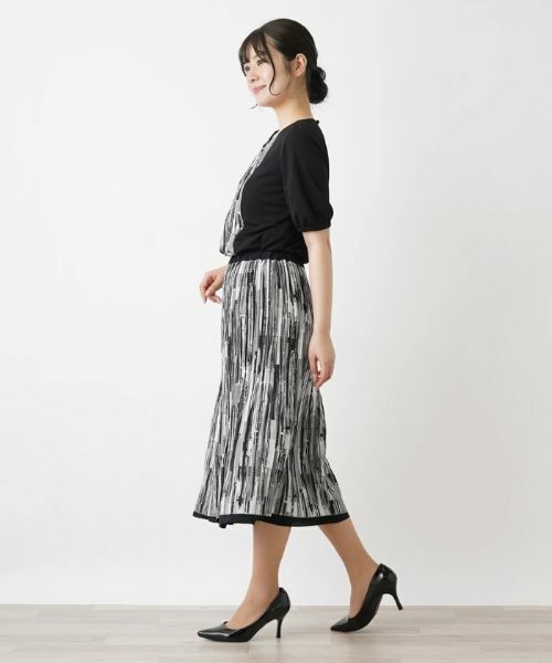 Leilian / レリアン ロング・マキシ丈スカート | リバーシブルミディレングススカート【Leilian WHITE LABEL】 | 詳細2