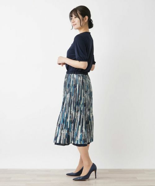 Leilian / レリアン ロング・マキシ丈スカート | リバーシブルミディレングススカート【Leilian WHITE LABEL】 | 詳細7